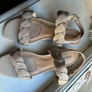 Easy Street Nude Sandals